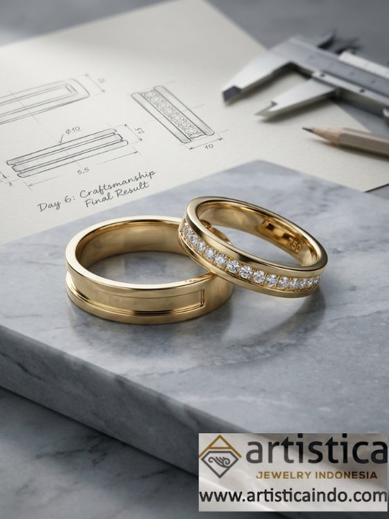 Wedding Ring 00004 — Handcrafted 925 Sterling Silver Jewelry by Artistica