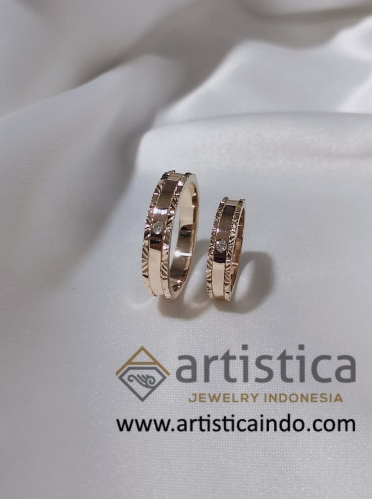 Wedding Ring 00017 — Handcrafted 925 Sterling Silver Jewelry by Artistica