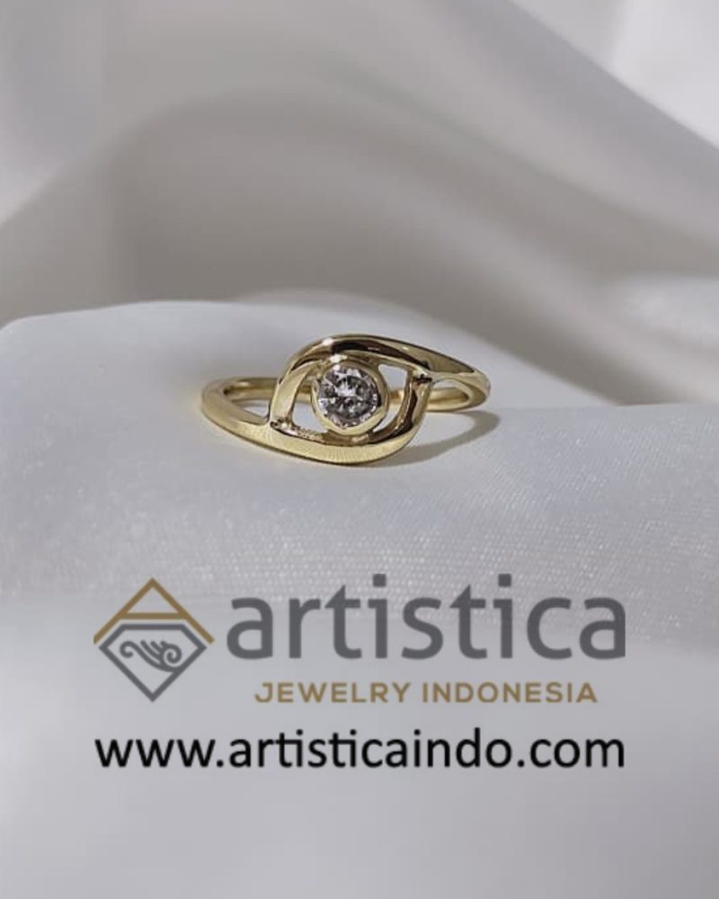 Wedding Ring 00018 — Handcrafted 925 Sterling Silver Jewelry by Artistica