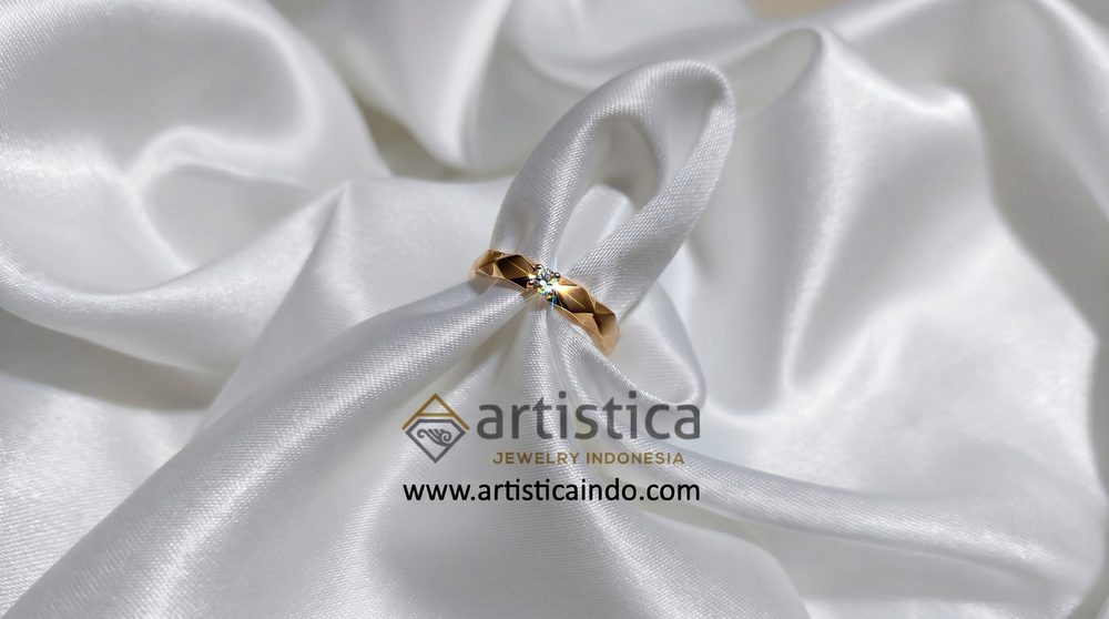 Wedding Ring 00020 — Handcrafted 925 Sterling Silver Jewelry by Artistica