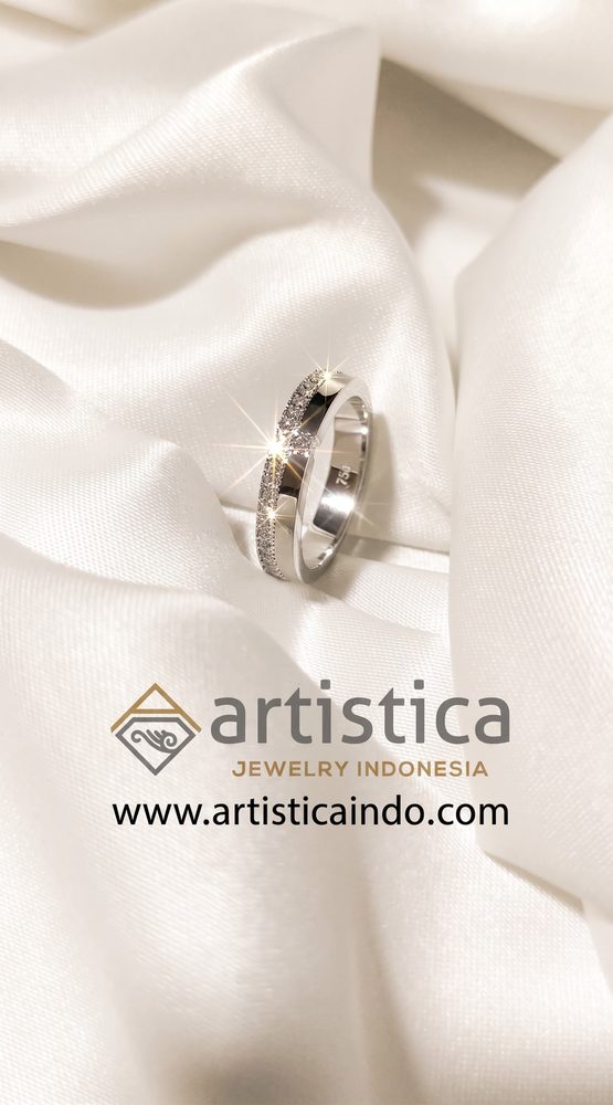 Wedding Ring 00021 — Handcrafted 925 Sterling Silver Jewelry by Artistica
