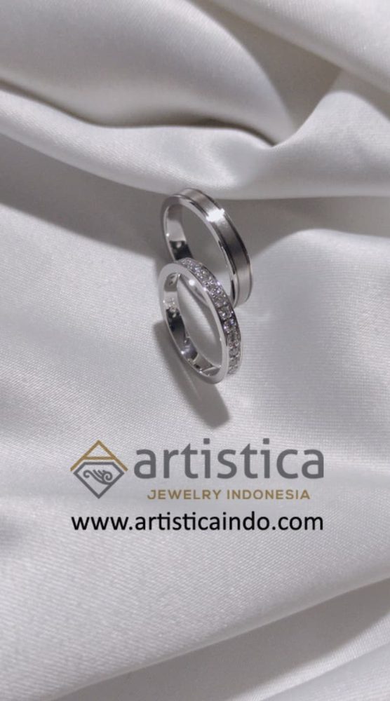 Wedding Ring 00022 — 925 Sterling Silver — View 2
