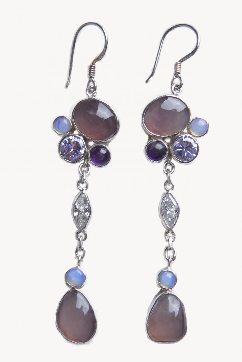 Purple Grape 1000-0509 — Handcrafted 925 Sterling Silver Jewelry by Artistica