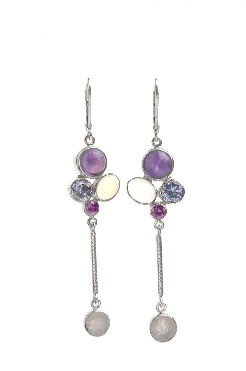 Purple Grape 1000-0366 — Handcrafted 925 Sterling Silver Jewelry by Artistica