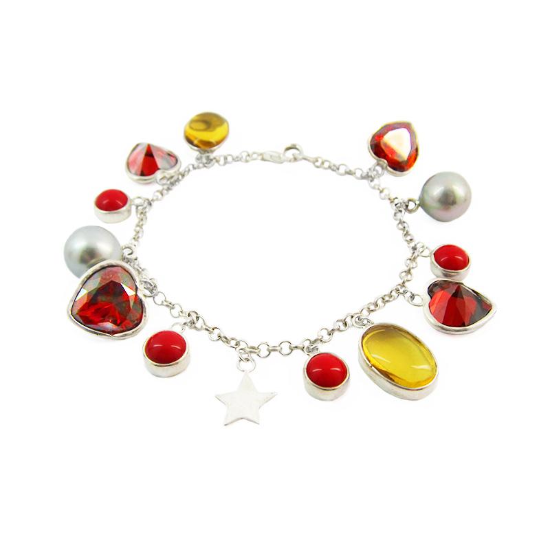 Colorful 3000-0670 — Handcrafted 925 Sterling Silver Jewelry by Artistica