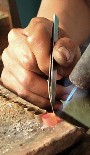 about us jewelry artistica indonesia custom design soldering bezel
